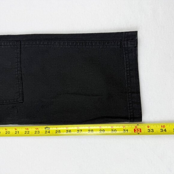 Von Dutch Men's Eye Logo Patch Double Knee Patch Black Utility Pants 32x32 NWT - Picture 11 of 12